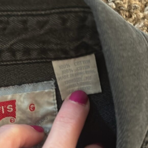 Levi's Black Button Down Shirt for Women - Picture 4 of 7